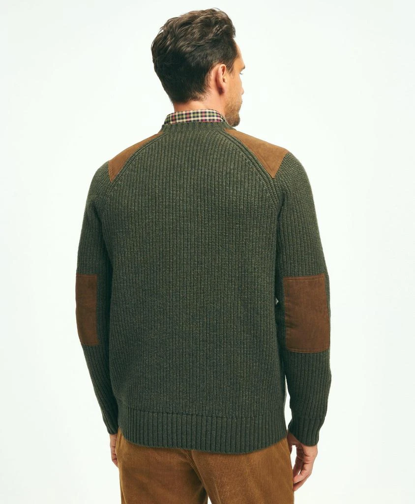 商品Brooks Brothers|English Rib Lambswool Crewneck Sweater,价格¥659,第4张图片详细描述