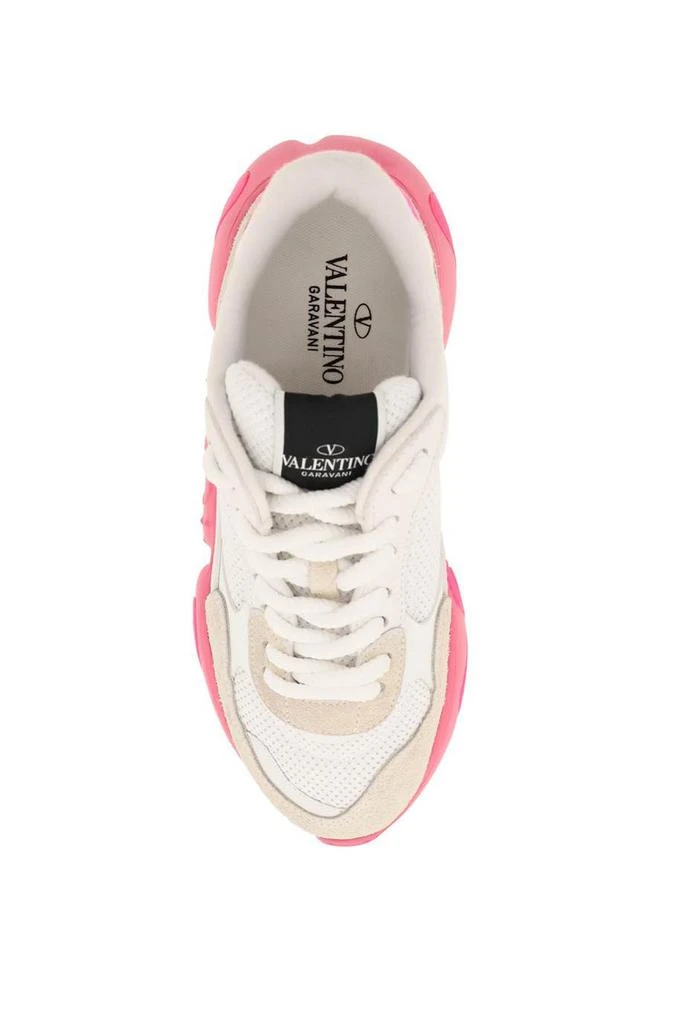 商品Valentino|Valentino garavani mesh and leather bubbleback sneakers,价格¥3261,第2张图片详细描述