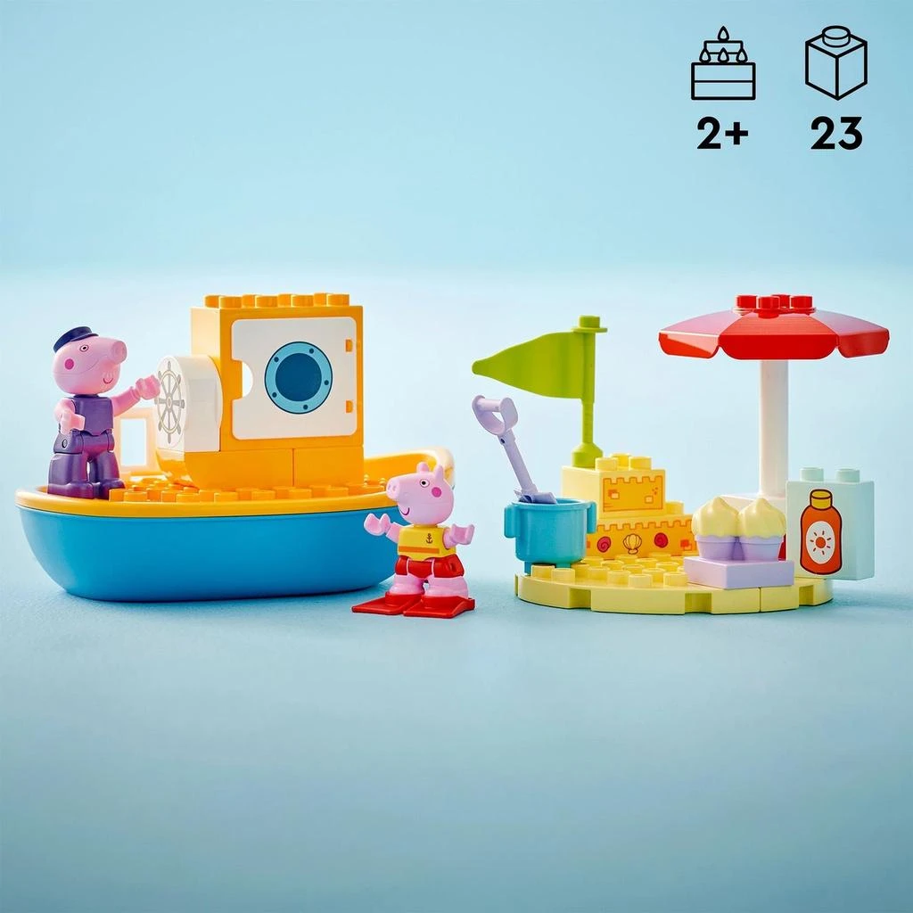 商品LEGO|LEGO DUPLO Peppa Pig Boat Trip Toy for Toddlers 10432,价格¥280,第5张图片详细描述