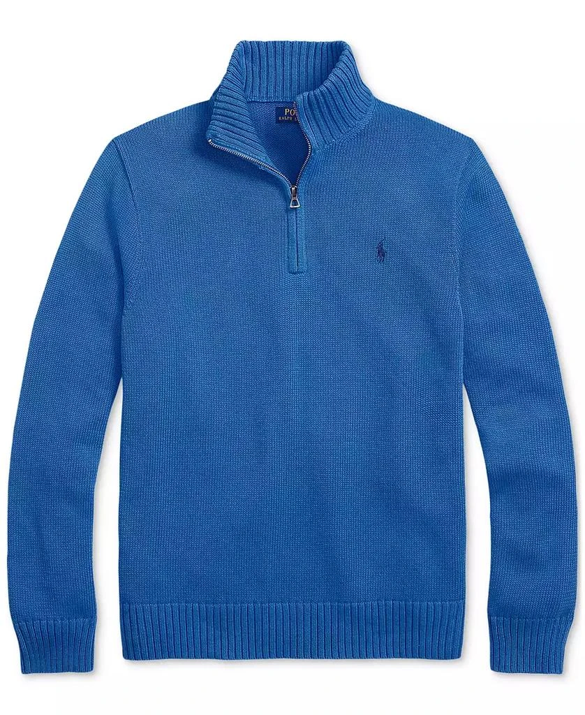 商品Ralph Lauren|Cotton Quarter-zip Sweater,价格¥451,第5张图片详细描述