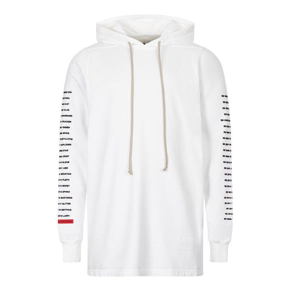 商品Rick Owens|Hoodie - Chalk White,价格¥666,第1张图片