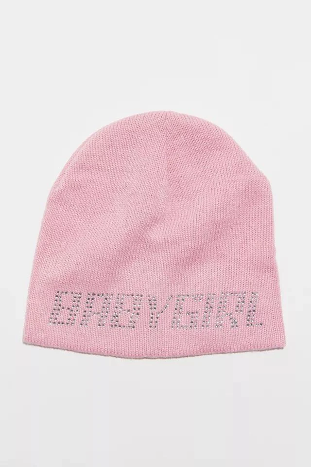 商品Urban Outfitters|Rhinestone Phrase Beanie,价格¥15,第1张图片