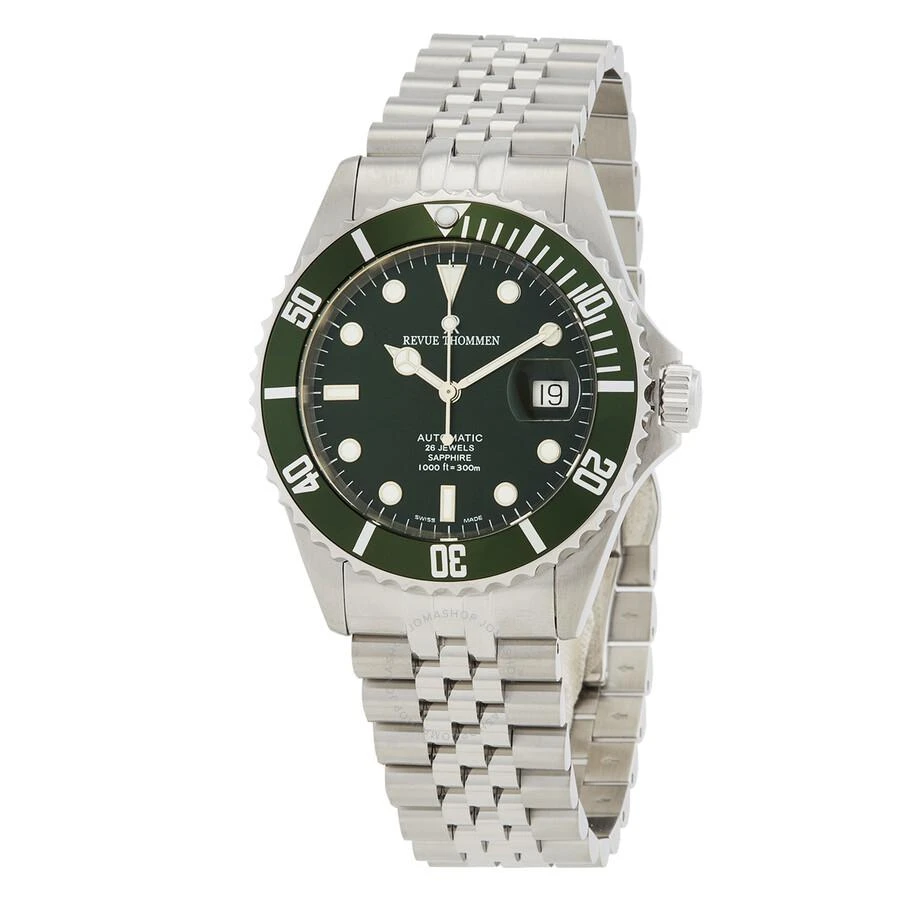 商品Revue Thommen|Diver Automatic Green Dial Men's Watch 17571.2229,价格¥5548,第1张图片