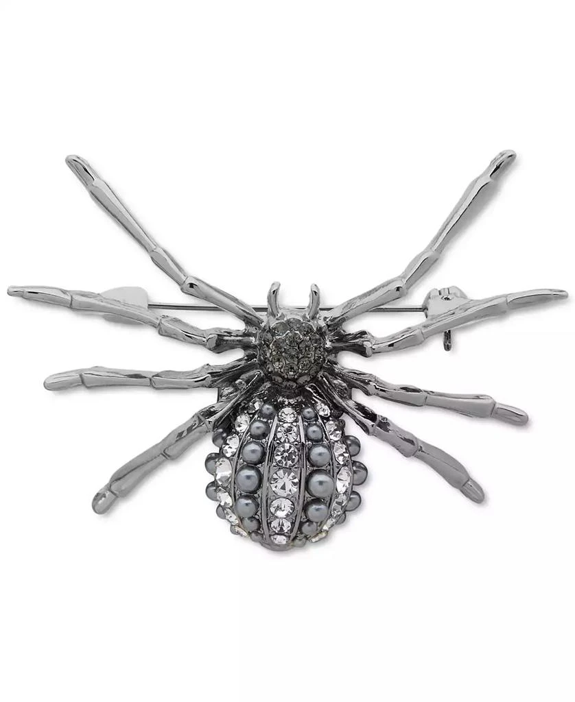 商品Anne Klein|Silver-Tone Crystal & Color Imitation Pearl Spider Pin,价格¥127,第1张图片