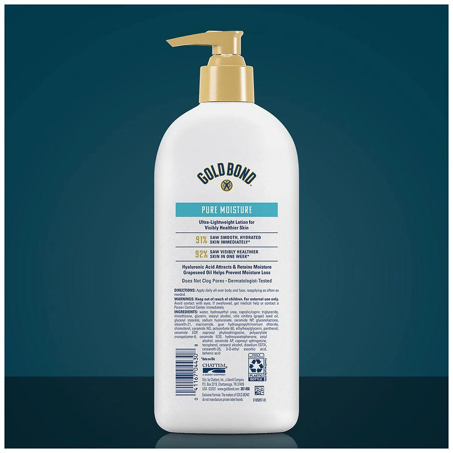 商品Gold Bond|Pure Moisture Lotion, Ultra-lightweight Daily Lotion,价格¥59,第4张图片详细描述