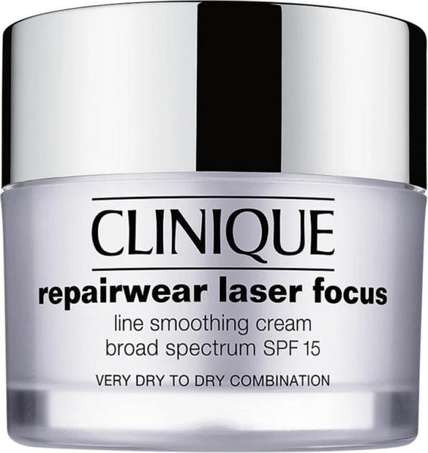 商品Clinique|Repairwear Laser Focus Line Smoothing Cream Broad Spectrum SPF 15 Very Dry to Dry Combination,价格¥444,第1张图片