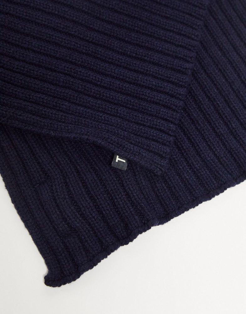 Ted Baker Kauff cardigan scarf in navy商品第4张图片规格展示