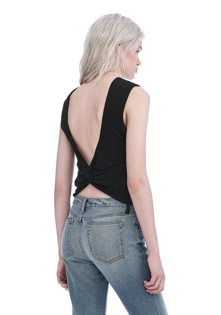 商品Alexander Wang|后背深V设计背心上衣,价格¥520,第3张图片详细描述