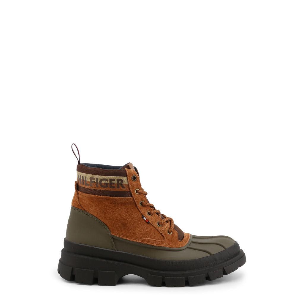 Tommy Hilfiger round toe ankle boots商品第1张图片规格展示