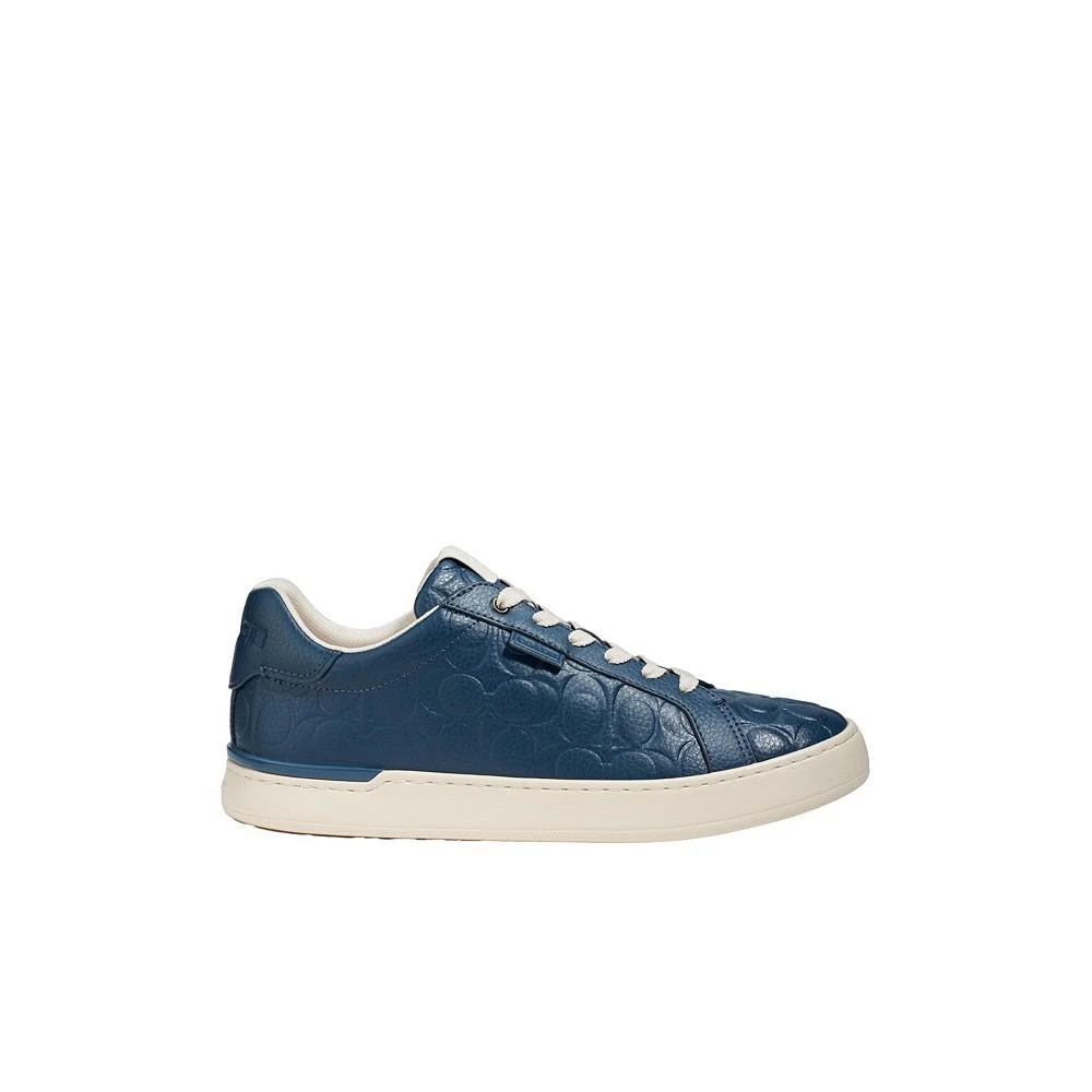 商品Coach|Men's Lowline Signature Leather Low Top Sneakers,价格¥1236,第2张图片详细描述