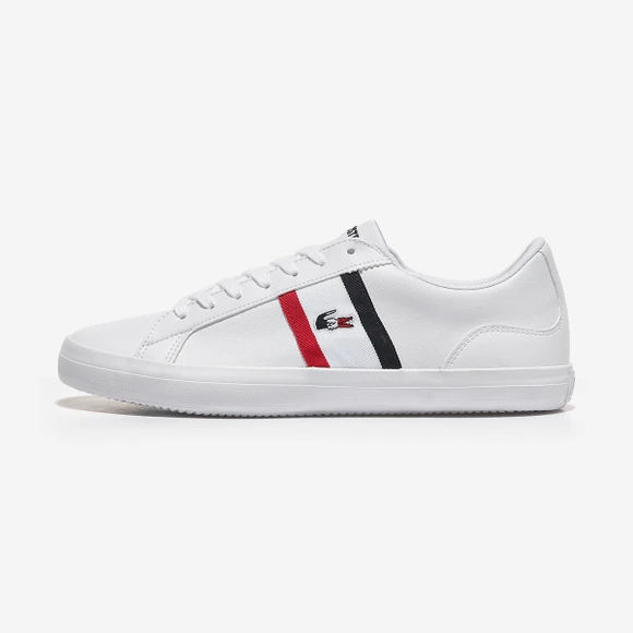 商品Lacoste|【韩国直邮|包邮包税】法国鳄鱼 LEROND TRI1 男生  运动鞋 SNEAKERS  7-39CMA0044 WHT/NVY/RED,价格¥510,第1张图片