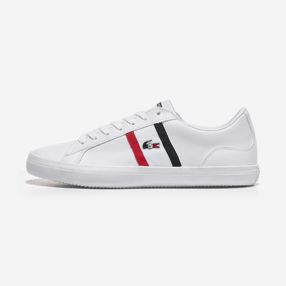 商品Lacoste|【韩国直邮|包邮包税】法国鳄鱼 LEROND TRI1 男生  运动鞋 SNEAKERS  7-39CMA0044 WHT/NVY/RED,价格¥669,第1张图片