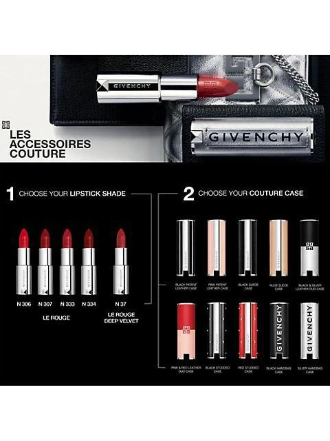 商品Givenchy|Le Rouge Deep Velvet Matte Lipstick Refll,价格¥211,第4张图片详细描述