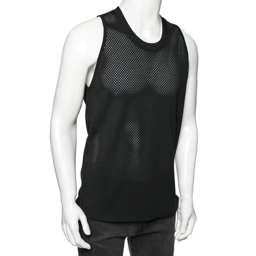 商品[二手商品] Fear of god|Fear of God Black Perforated Knit Sleeveless T-Shirt S,价格¥1552,第2张图片详细描述