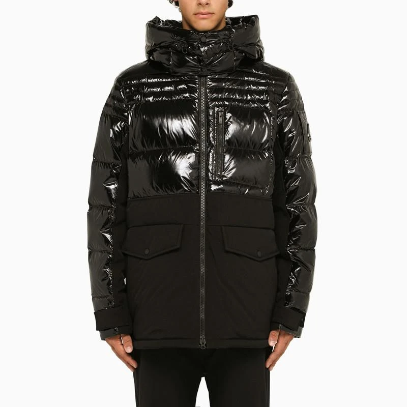 商品Moose Knuckles|Black playful/opaque down jacket,价格¥3552,第1张图片