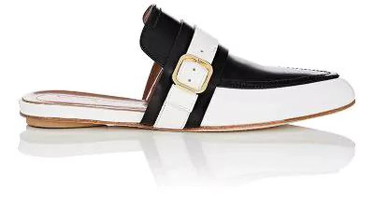 商品Marni|Buckle-Strap Leather Mules,价格¥2524,第1张图片