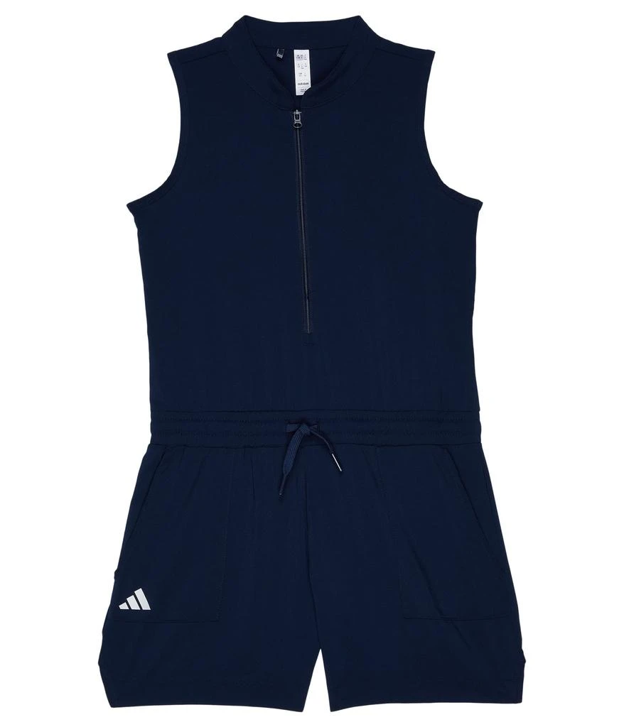 商品Adidas|1/2 Zip Short Sleeve Romper (Little Kids/Big Kids),价格¥299,第1张图片