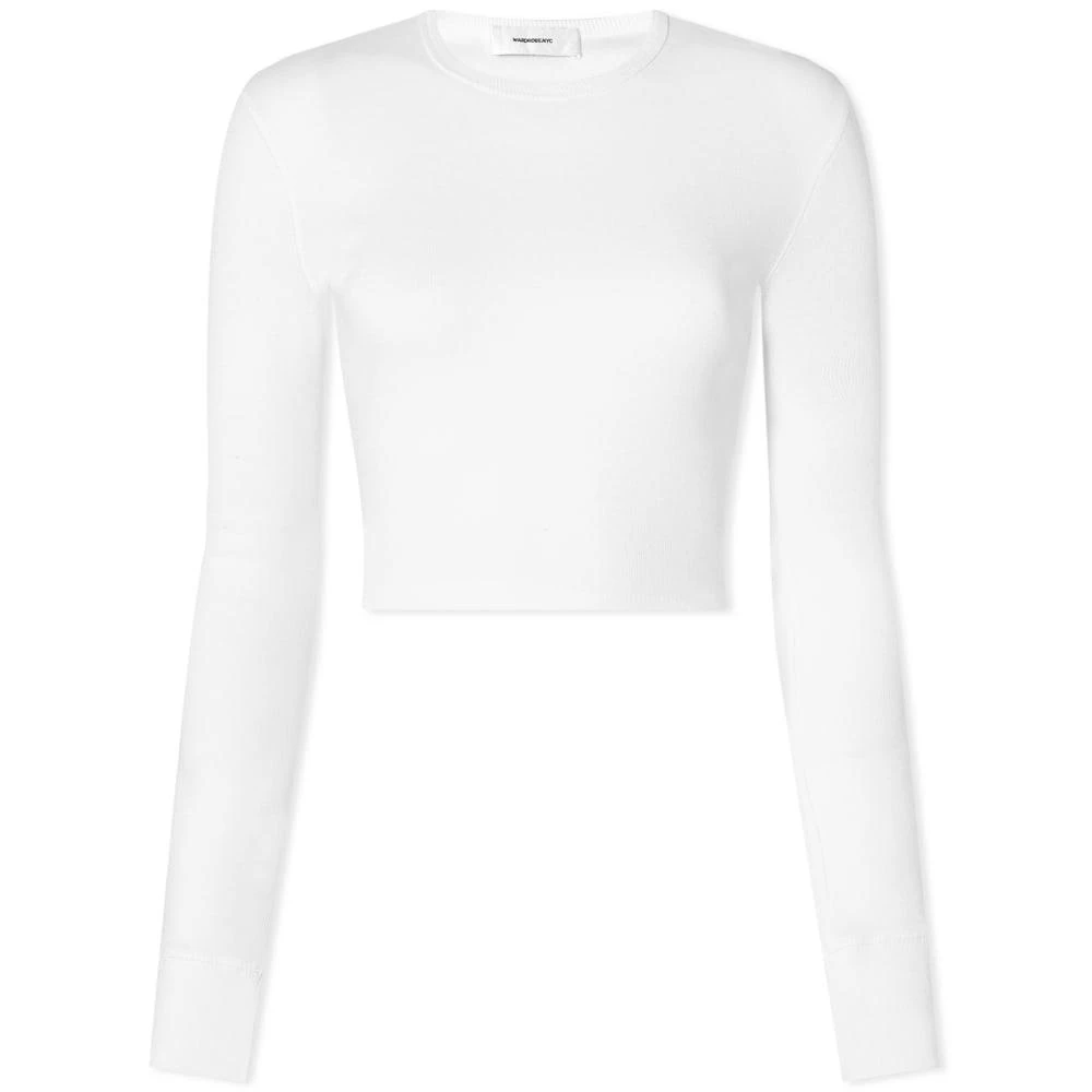 商品WARDROBE.NYC|WARDROBE.NYC X Hailey Bieber Long Sleeve Tee,价格¥1594,第1张图片