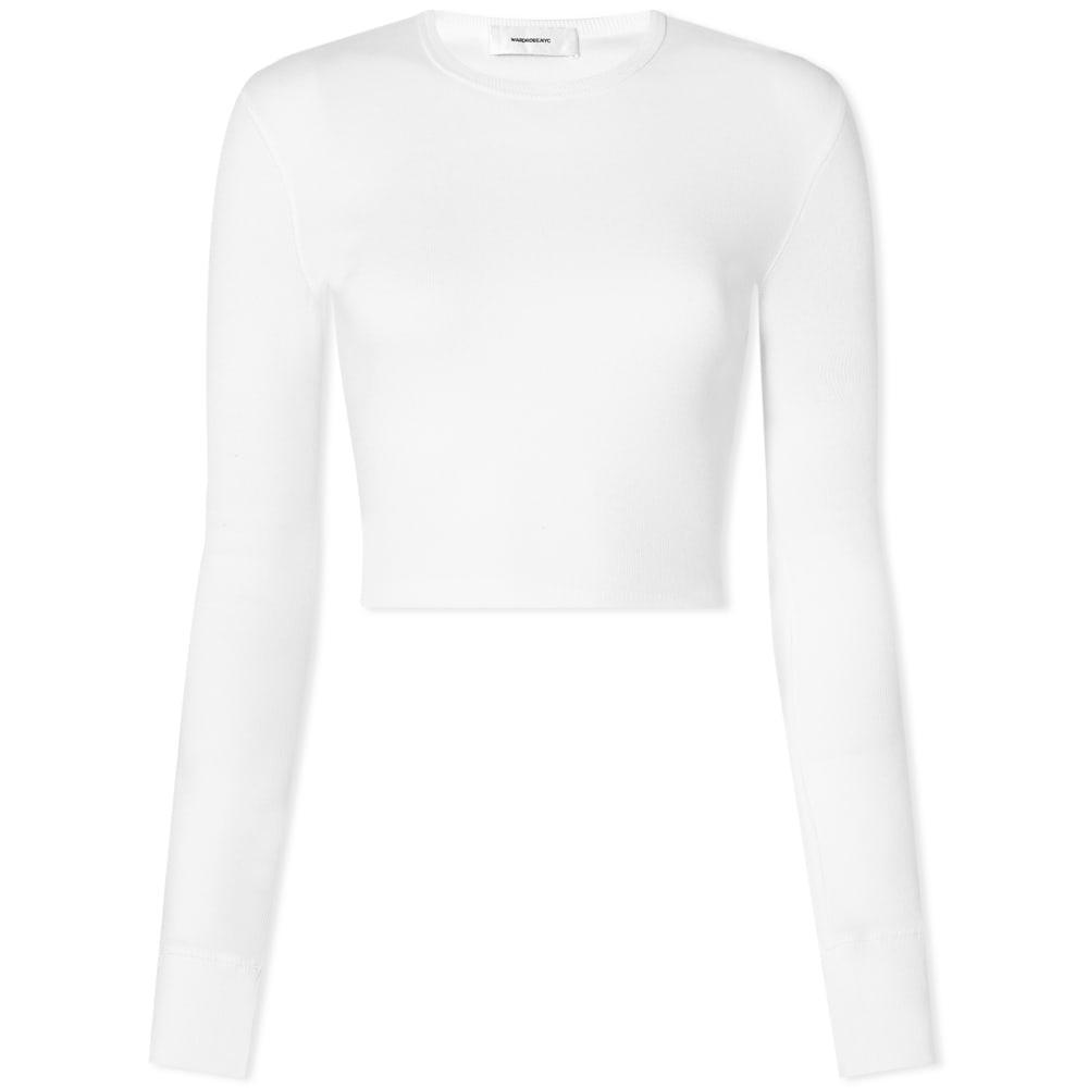 商品WARDROBE.NYC|WARDROBE.NYC X Hailey Bieber Long Sleeve Tee,价格¥1483,第1张图片