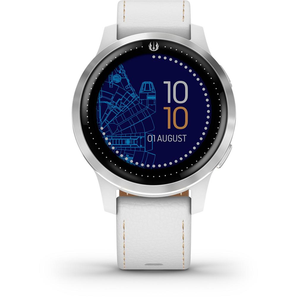 Unisex vivoactive 4 Legacy Saga White Silicone Strap Touchscreen Smart Watch 40mm商品第7张图片规格展示