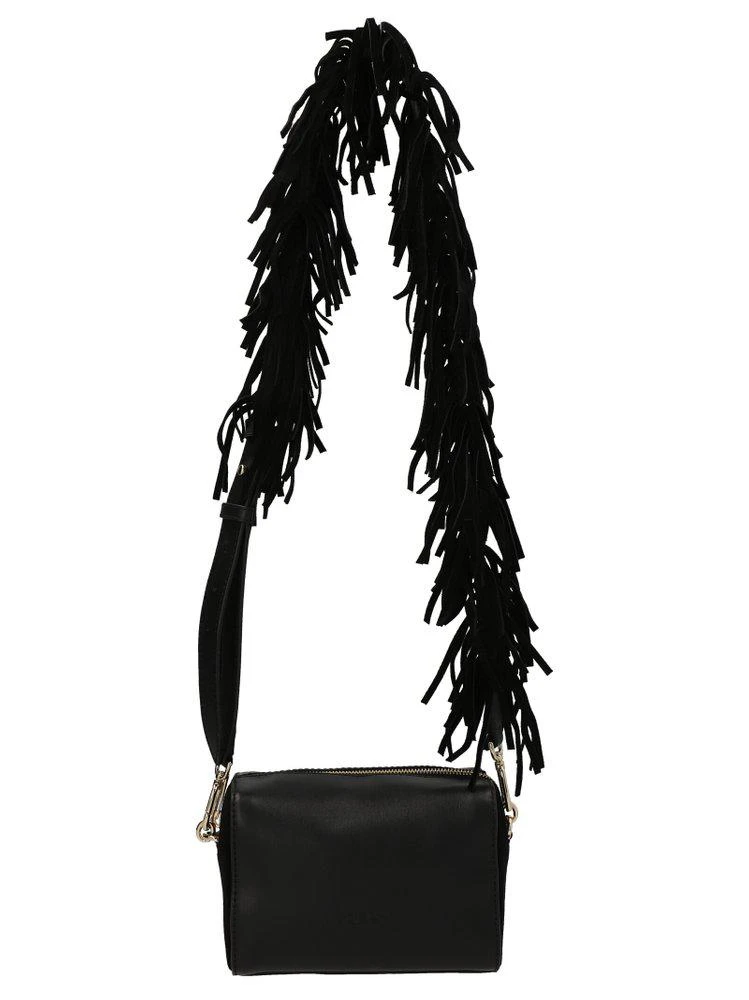 商品Furla|Furla Frayed-Trim Zipped Shoulder Bag,价格¥1380,第1张图片