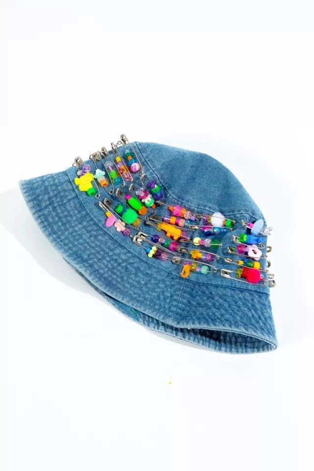 商品Zig Zag Goods LLC|Zig Zag Bead Baby Bucket Hat,价格¥1137,第1张图片