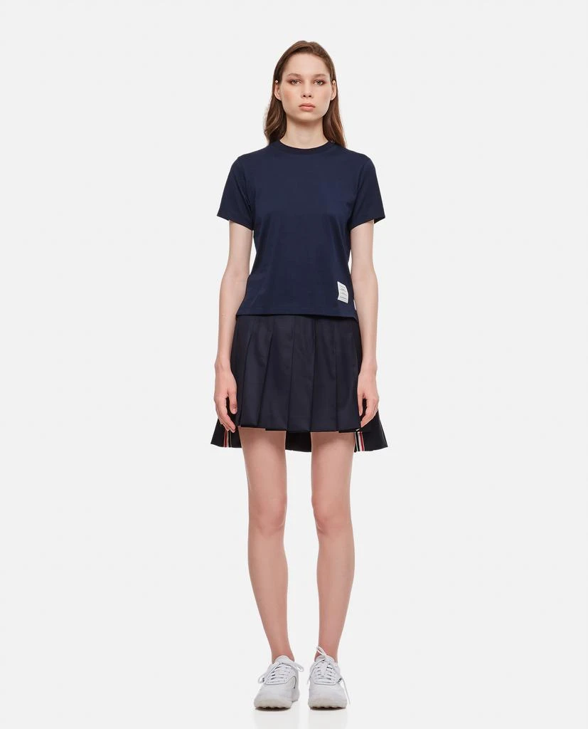 商品Thom Browne|DROPPED BACK PLEATED WOOL MINI SKIRT,价格¥10257,第2张图片详细描述