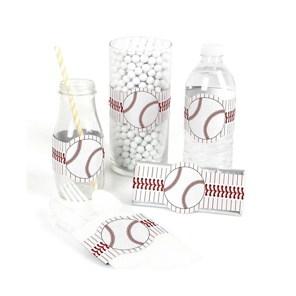 商品Big Dot of Happiness|Batter Up - Baseball - Party DIY Wrapper Favors and Decorations - Set of 15,价格¥97,第1张图片