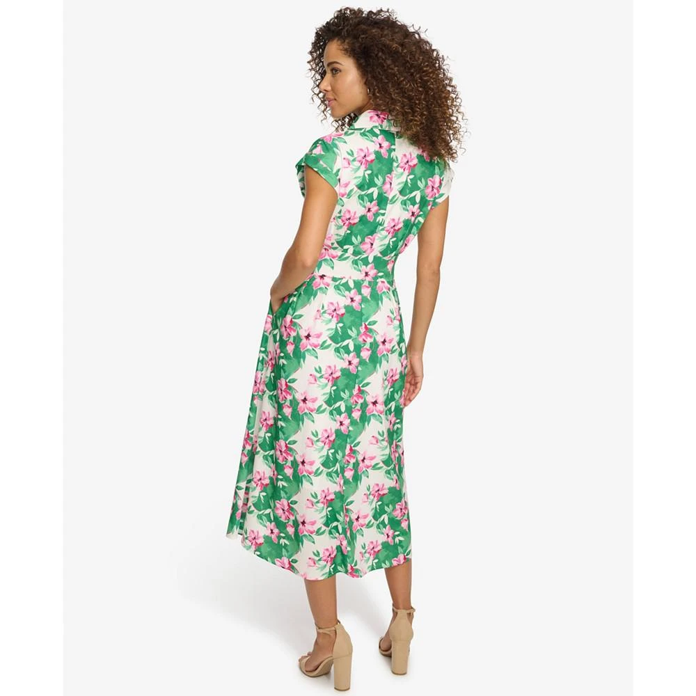 商品Kensie|Women's Floral-Print Midi Dress,价格¥958,第2张图片详细描述