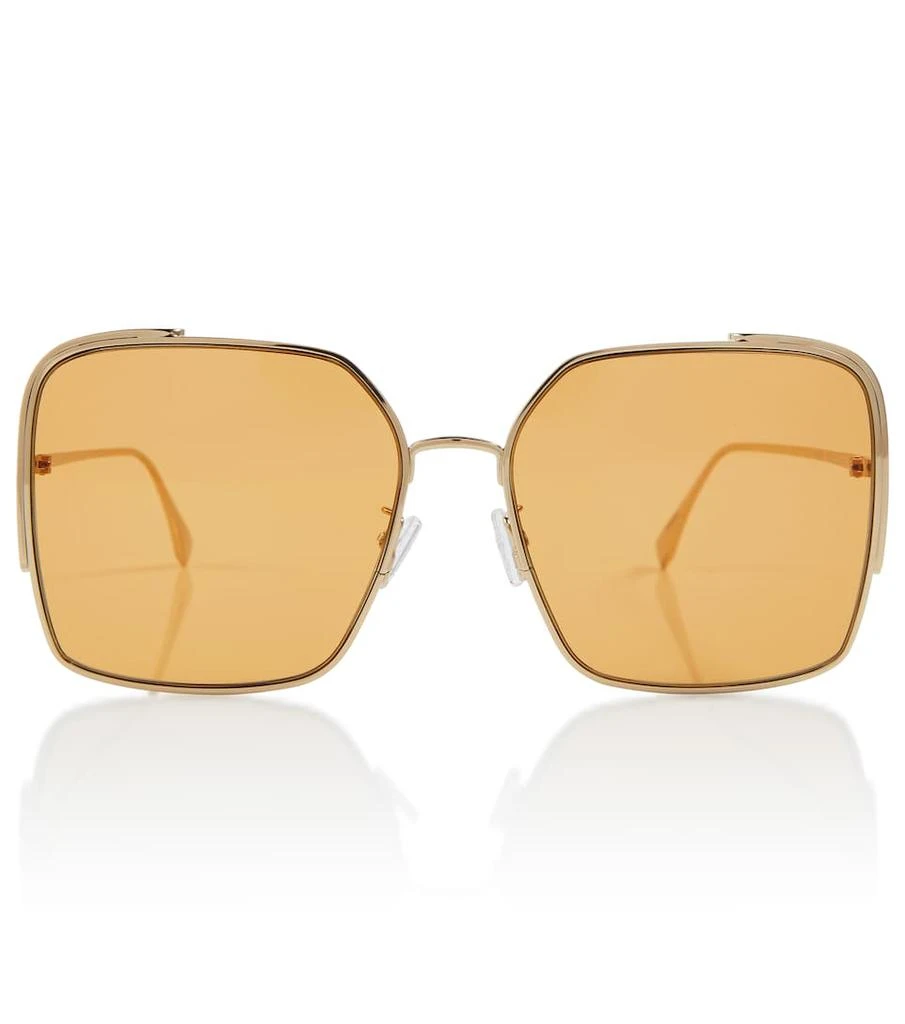 商品Fendi|O'Lock oversized sunglasses,价格¥3566,第1张图片