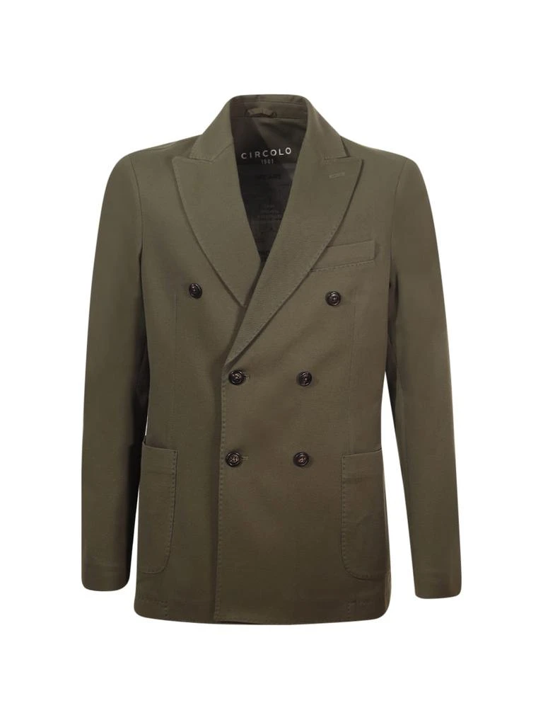 商品Circolo 1901|Double-breasted Jacket Circolo,价格¥2643,第1张图片