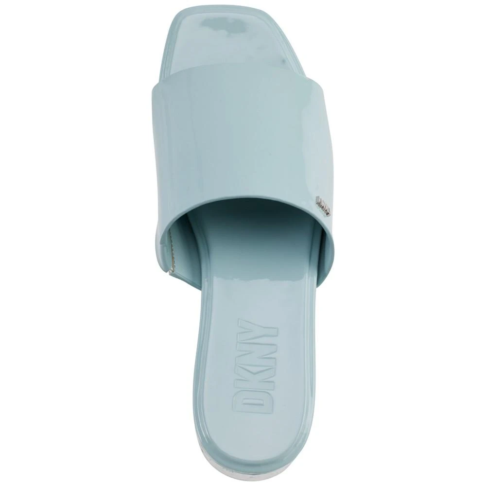 商品DKNY|Women's Adalira Slip-On Platform Wedge Slide Sandals,价格¥386,第4张图片详细描述