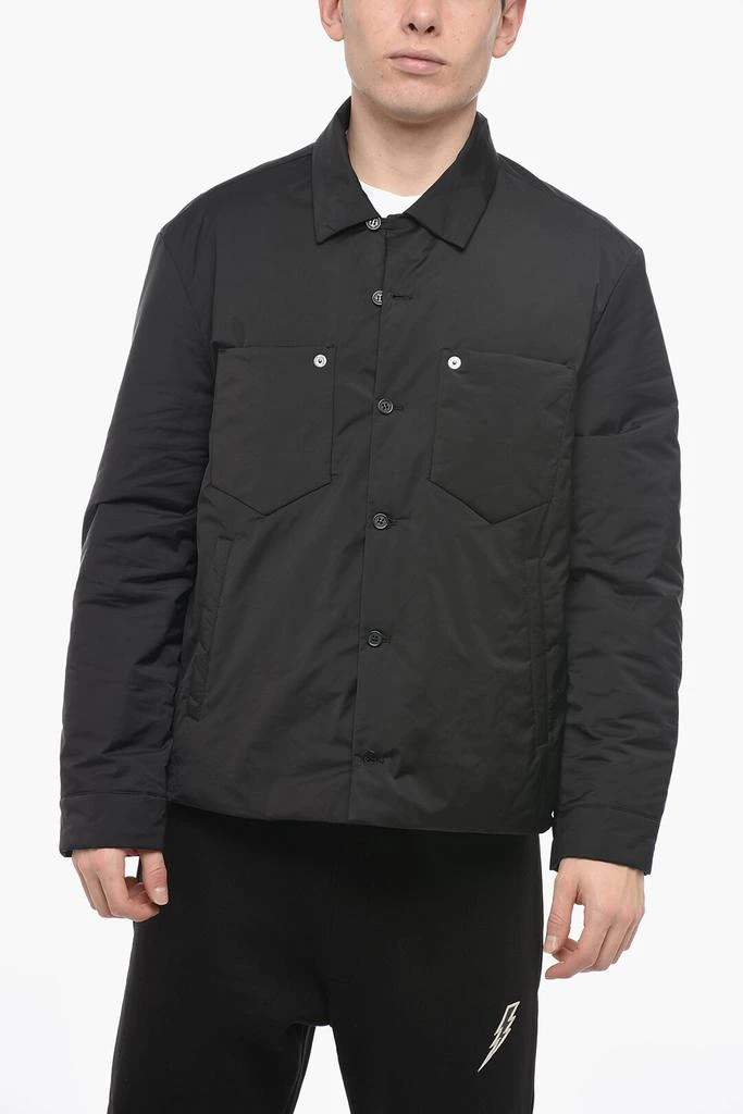 商品Neil Barrett|Neil Barrett Padded Boxy Fit Overshirt with Double Breast Pockets,价格¥1524,第1张图片