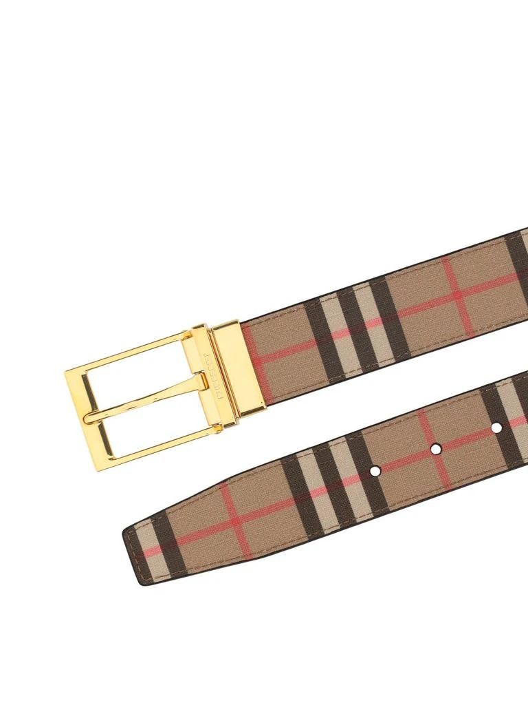 商品Burberry|Burberry Checked Pattern Buckle Belt,价格¥2756,第2张图片详细描述