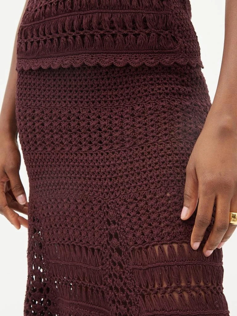 商品WALES BONNER|Djembe cotton-crochet skirt,价格¥2699,第3张图片详细描述