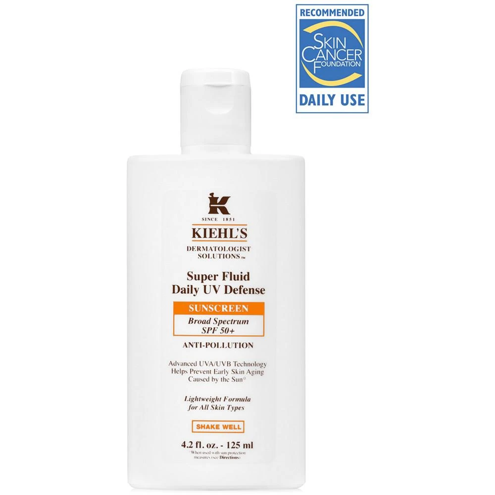 商品Kiehl's|Dermatologist Solutions Super Fluid Daily UV Defense, 4.2 oz.,价格¥507,第2张图片详细描述
