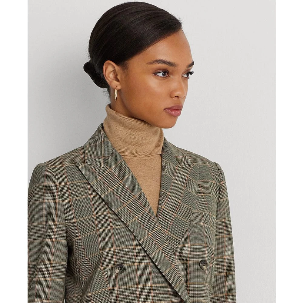 商品Ralph Lauren|Women's Checked Plaid Wool-Blend Twill Dress,价格¥2956,第3张图片详细描述