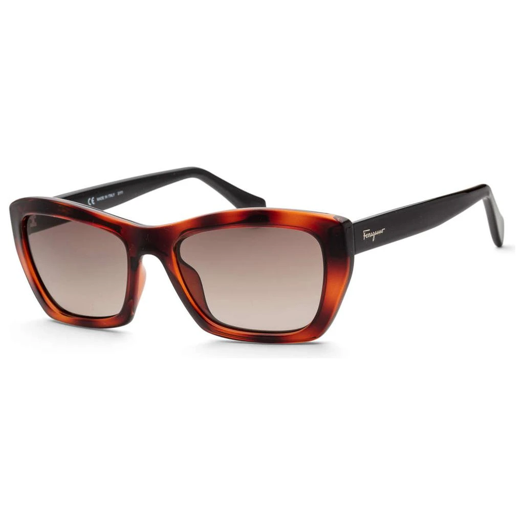 商品Salvatore Ferragamo|Ferragamo Women's Brown Cat-Eye Sunglasses,价格¥521,第1张图片