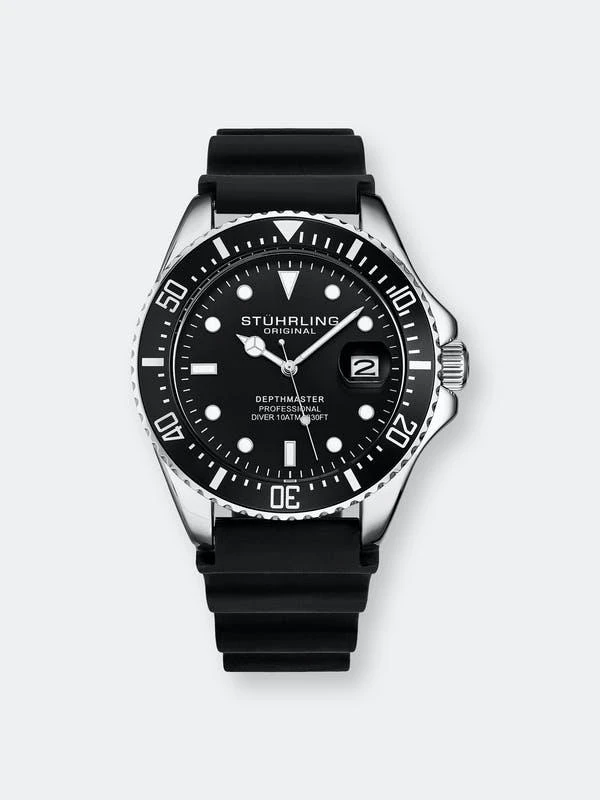 商品Stuhrling Original|Depthmaster Quartz 42mm Diver,价格¥604,第1张图片