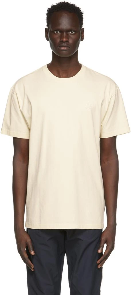 商品Moncler|米色 2 Moncler 1952 系列徽标 T 恤,价格¥3708,第1张图片