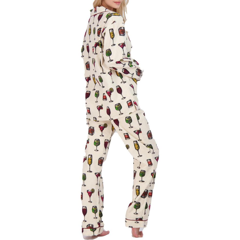 PJ Salvage RZ8FLPJ Women's Cotton Flannel Pajama Set商品第8张图片规格展示