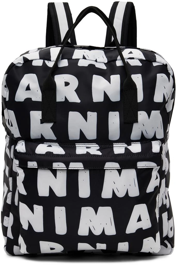 商品Marni|Kids Black Logo Backpack,价格¥1353,第1张图片