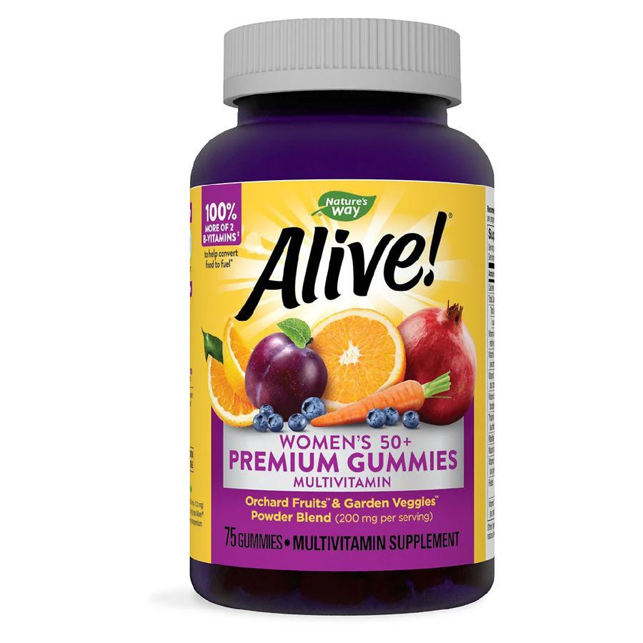 商品Alive!|Women's 50+ Premium Multivitamin Gummies,价格¥140,第1张图片