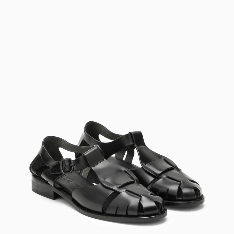 商品Hereu|Black leather sandal,价格¥1435,第2张图片详细描述