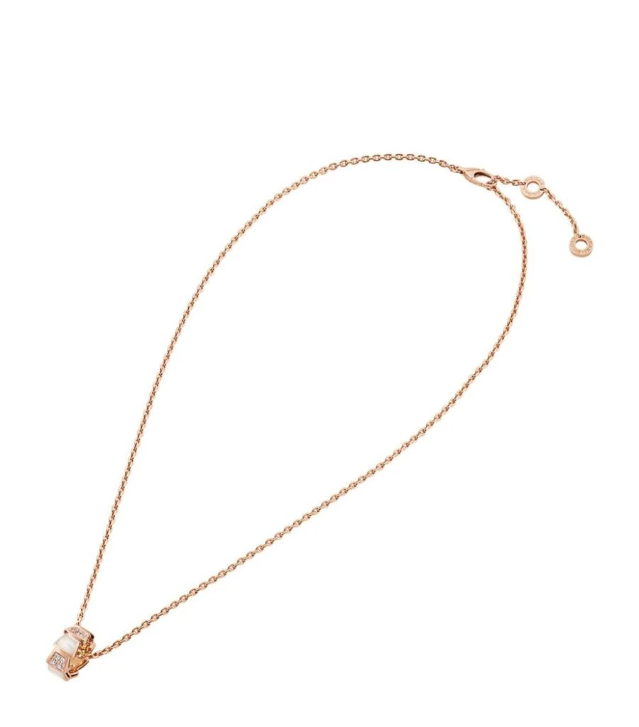 商品BVLGARI|Rose Gold, Mother-of-Pearl And Diamond Serpenti Viper Necklace,价格¥39067,第1张图片
