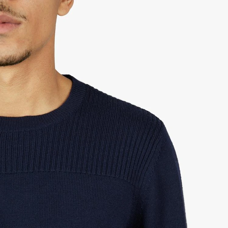 商品Everlane|The Midweight Merino Ribbed Panel Crew,价格¥464,第4张图片详细描述
