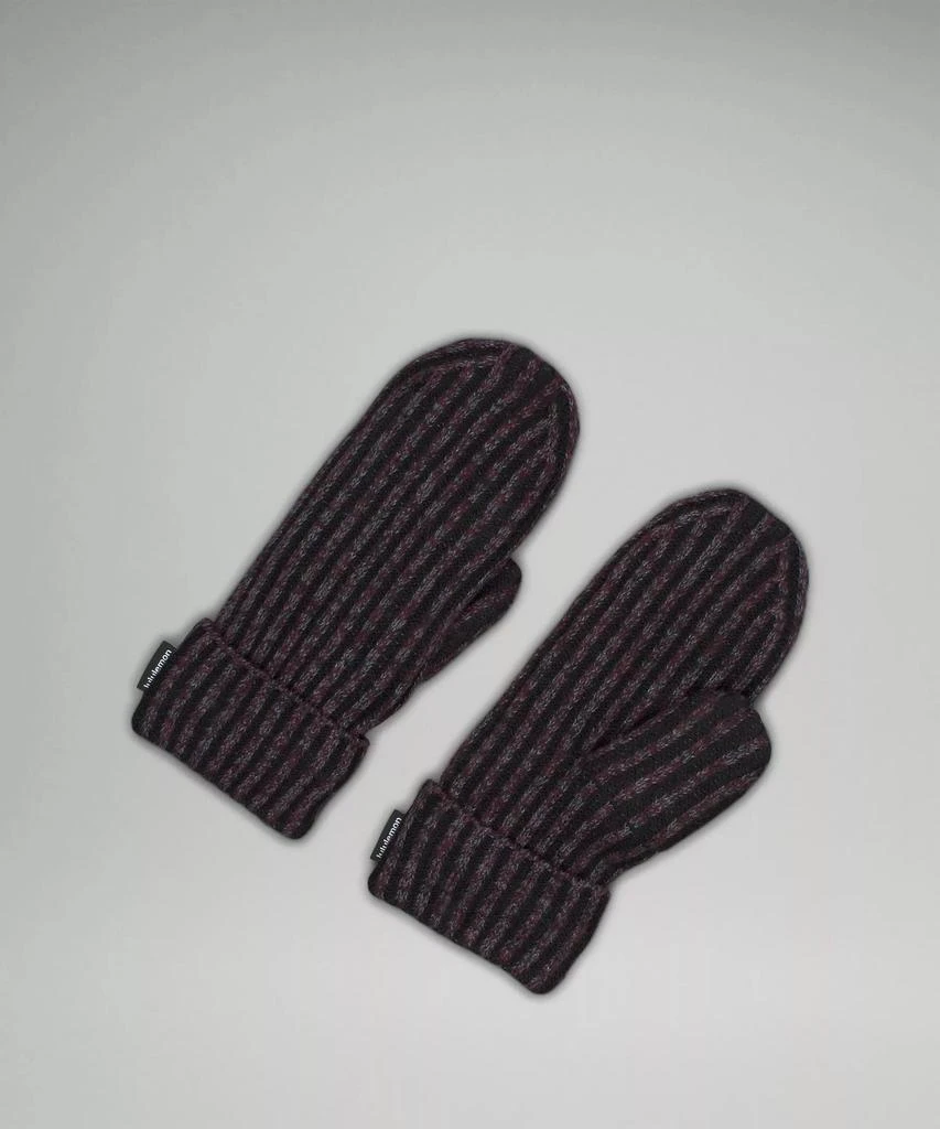 商品Lululemon|Women's Textured Fleece-Lined Knit Mittens,价格¥200,第1张图片