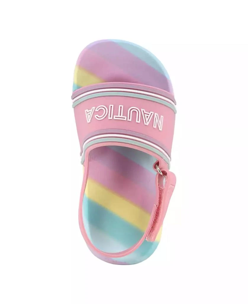 商品Nautica|Toddler and Little Girls Luz Slide Sandals,价格¥112,第4张图片详细描述
