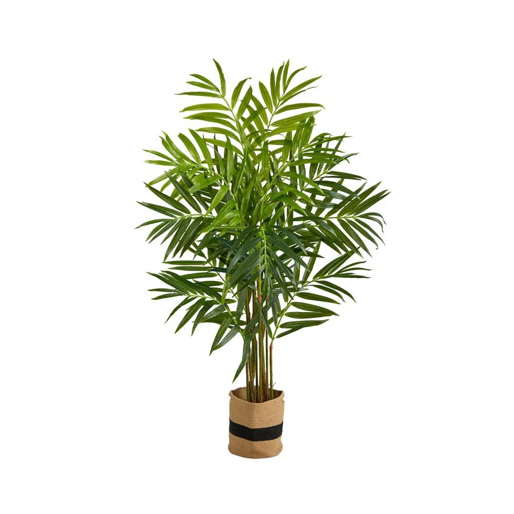 商品NEARLY NATURAL|8' King Palm Artificial Tree in Planter,价格¥3370,第1张图片