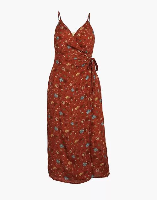 商品Madewell|Madewell x Reistor Strappy Wrap Dress,价格¥1232,第1张图片